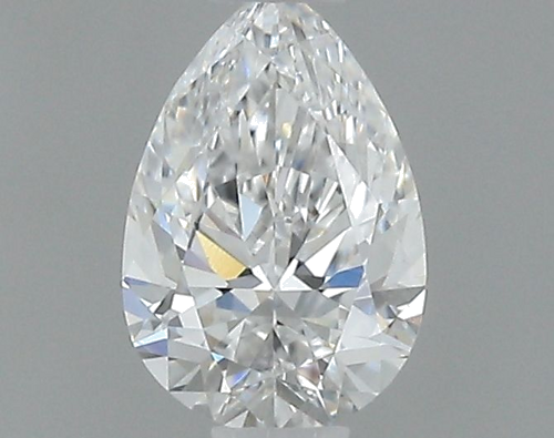 0.5 carat D-VS2 Natūralus Pear Deimantas (1)