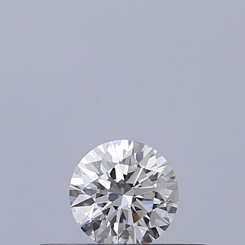 0.19 carat E-VVS1 Excellent cut Natūralus Round Deimantas (1)