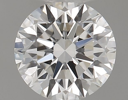 0.44 carat F-VVS1 Excellent cut Natūralus Round Deimantas (1)