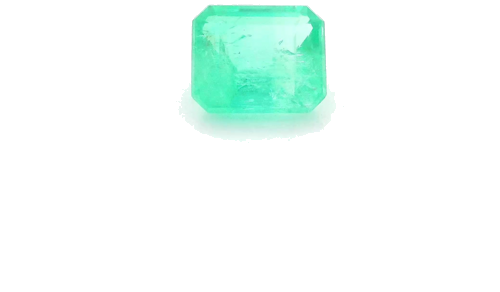 1.0 carat GREEN STEP cut Emerald Smaragdas (1)