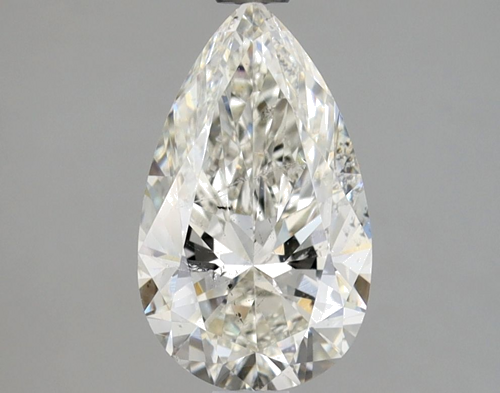 1.5 carat I-SI2 Natūralus Pear Deimantas (1)