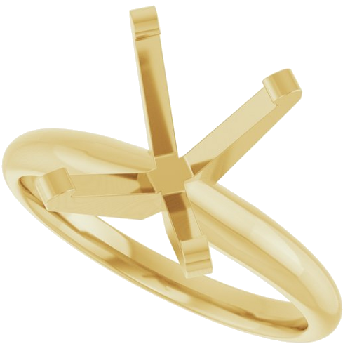 Sužadėtuvių Žiedas „Solitaire“ 14k yellow gold Oval 11mm x 9mm (5)