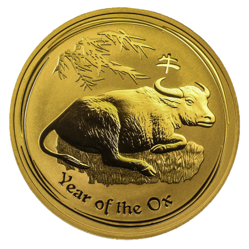 1 oz Год Быка 2009 (Lunar II) Австралия золотая монета (1)