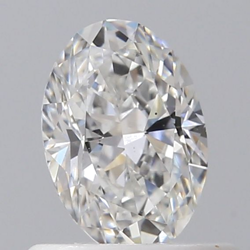 0.5 carat E-VS2 Natūralus Oval Deimantas (1)