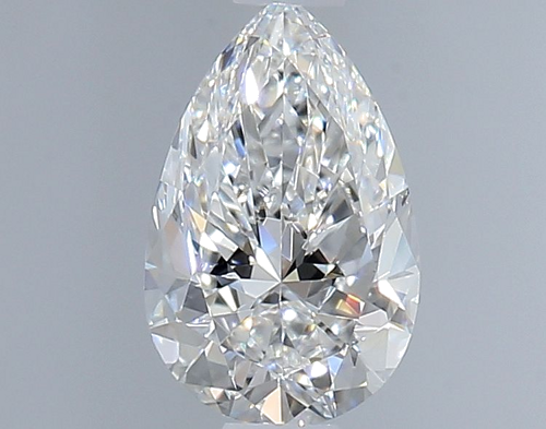 0.5 carat E-VS2 Natūralus Pear Deimantas (1)