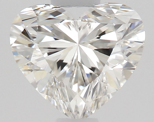 0.63 carat H-VS1 Natūralus Heart Deimantas (1)