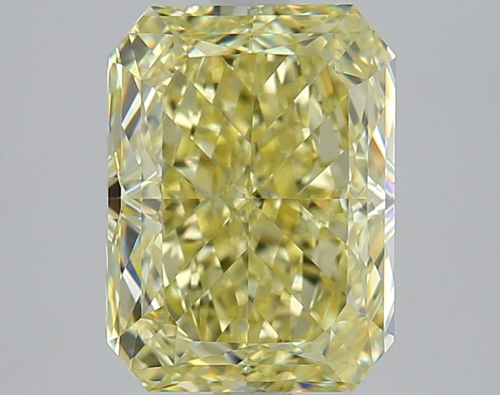 3.02 carat Fancy Light Yellow-VVS2 Natūralus Radiant Deimantas (1)