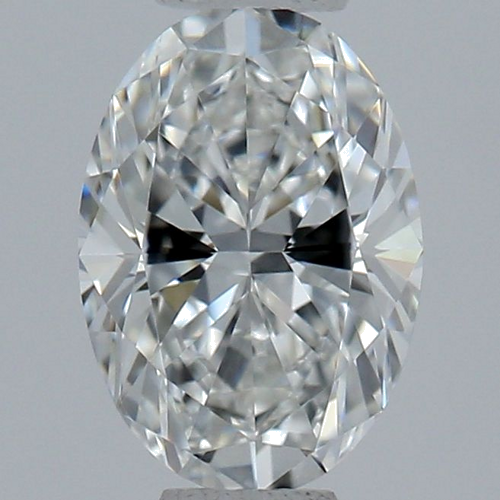 0.5 carat F-VVS2 Natūralus Oval Deimantas (1)