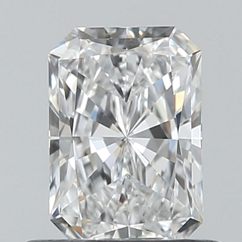 0.6 carat D-VVS2 Natūralus Radiant Deimantas (1)