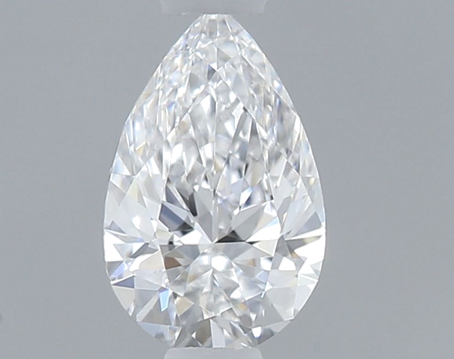 0.3 carat D-VS1 Natūralus Pear Deimantas (1)
