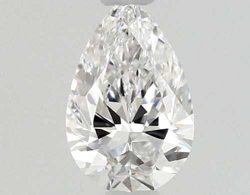 0.5 carat E-VVS1 Natūralus Pear Deimantas (1)