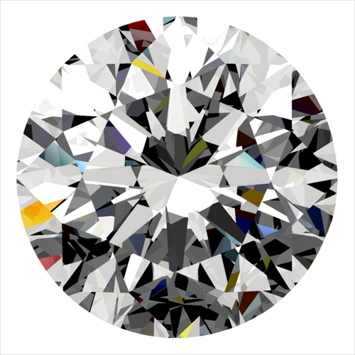 0.3 carat F-SI1 Excellent cut Natūralus Round Deimantas (1)