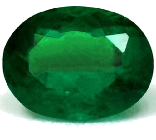 0.67 carat GREEN Oval Smaragdas (1)