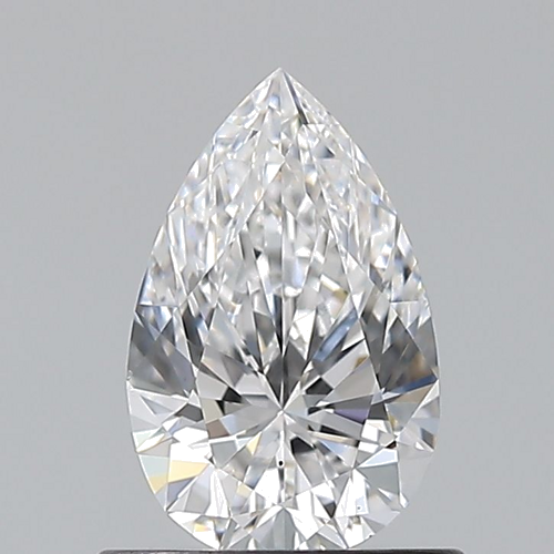 0.7 carat D-VS2 Natūralus Pear Deimantas (1)