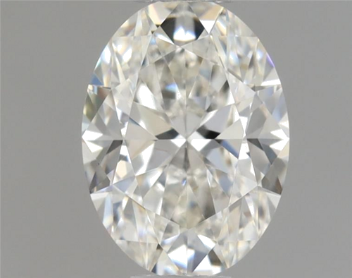 0.44 carat H-VVS1 Natūralus Oval Deimantas (1)