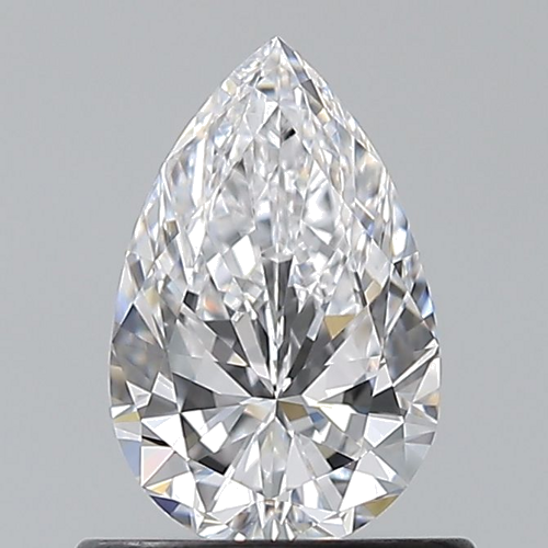 0.7 carat D-VVS2 Natūralus Pear Deimantas (1)