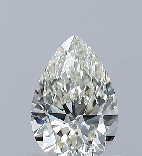 0.5 carat K-VVS2 Natūralus Pear Deimantas (1)