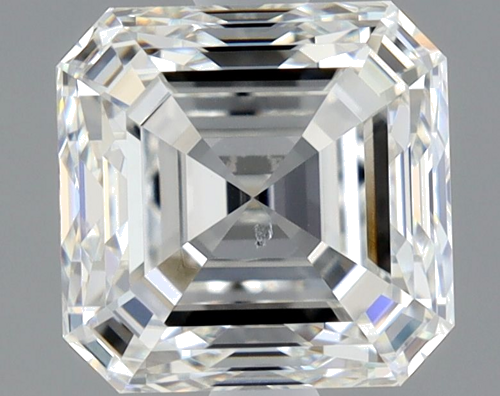 2.03 carat G-SI1 Natūralus Asscher Deimantas (1)