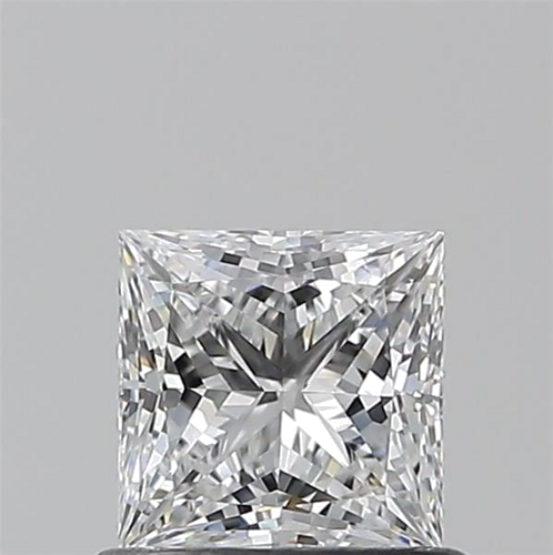 0.71 carat D-VS2 Natūralus Princess Deimantas (1)