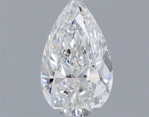 0.6 carat F-VS1 Natūralus Pear Deimantas (1)