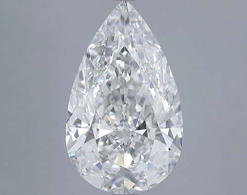 4.12 carat F-FL Natūralus Pear Deimantas (1)