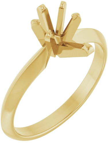 Sužadėtuvių Žiedas „Solitaire“ 14k yellow gold Pear 8.5mm x 5mm (1)