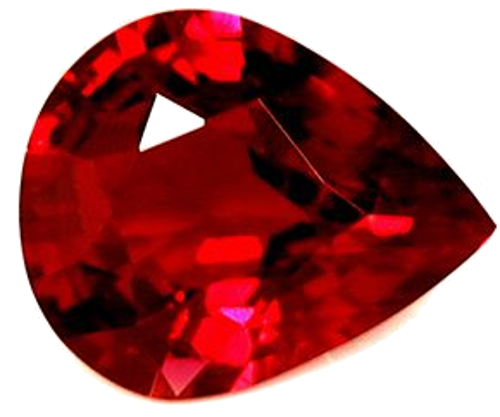 0.46 carat RED Pear Rubinas (1)