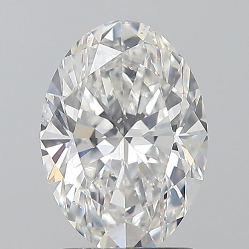 1.7 carat E-SI2 Natūralus Oval Deimantas (1)