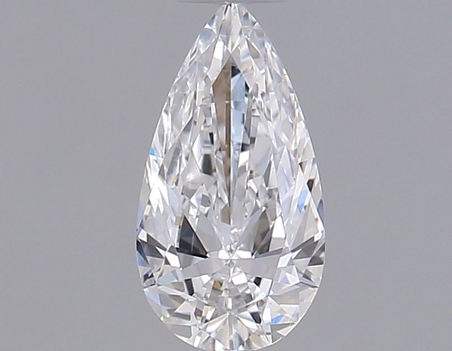 0.3 carat D-VS1 Natūralus Pear Deimantas (1)